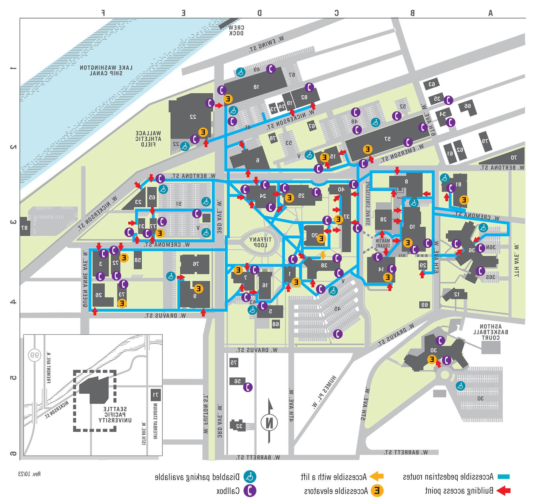 SPU accessibility map 2023